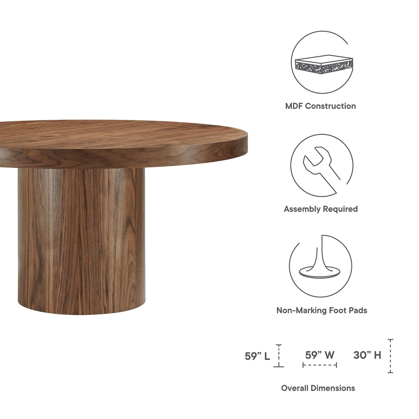 Gratify Round Dining Table
