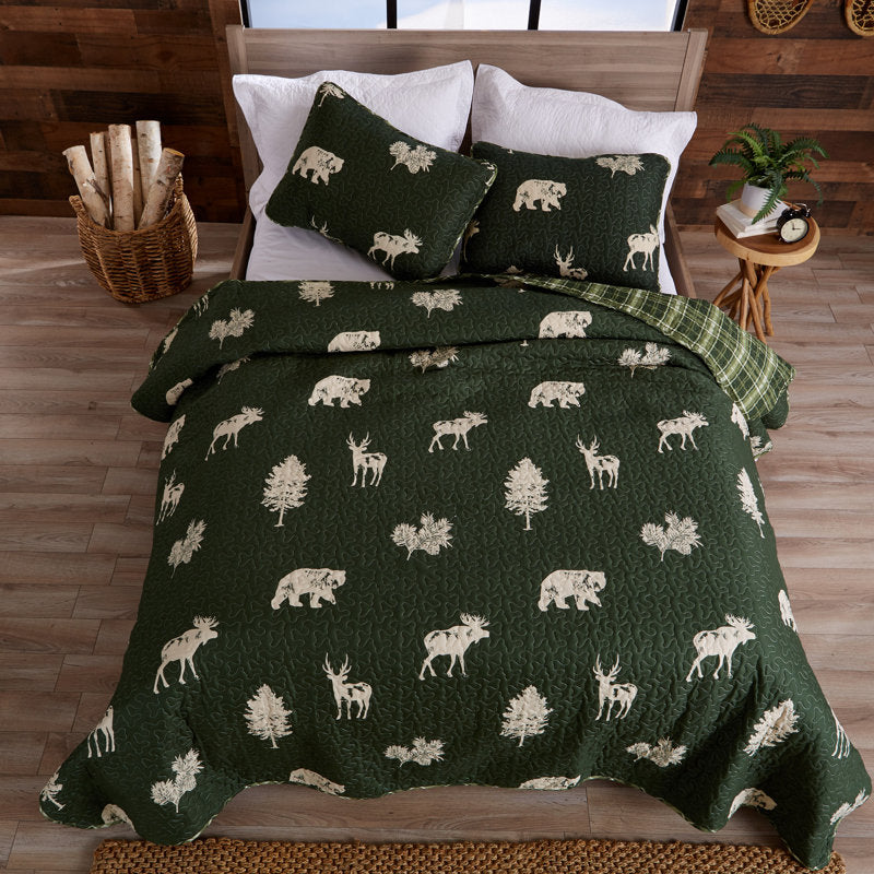 Hamon Cotton Blend Quilt Set Twin