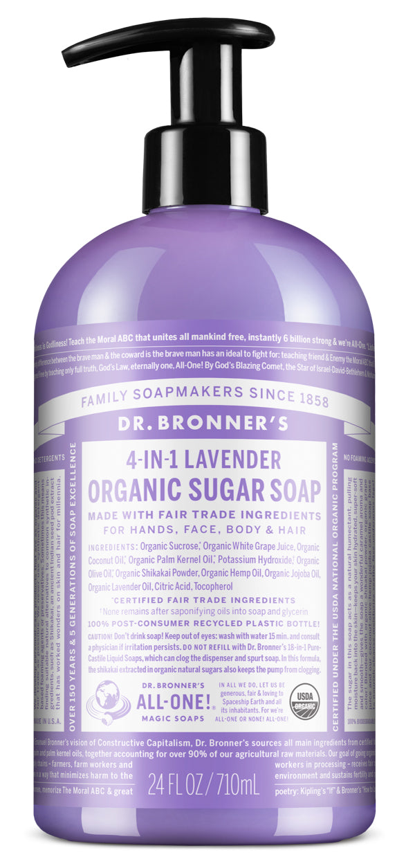 Lavender Organic Sugar Soaps (6 Pack)