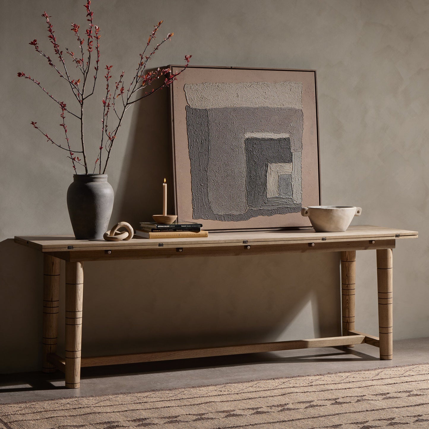 Allston Flip Top Console Table