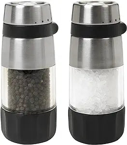 Good Grips Accent Mess-Free Salt & Pepper Grinder Set