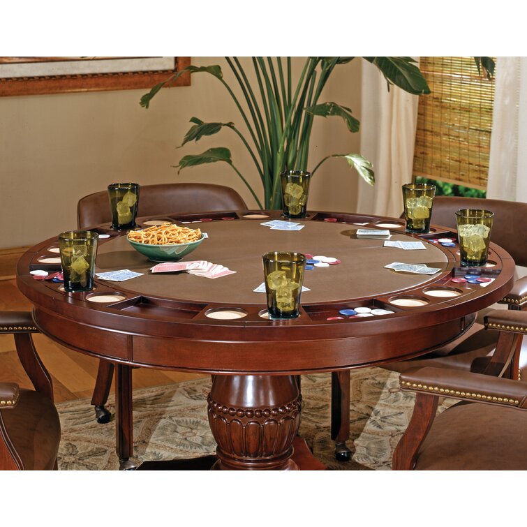 Alandria Lark Manor™ 48'' 4 - Player Foldable Poker Table with Chairs