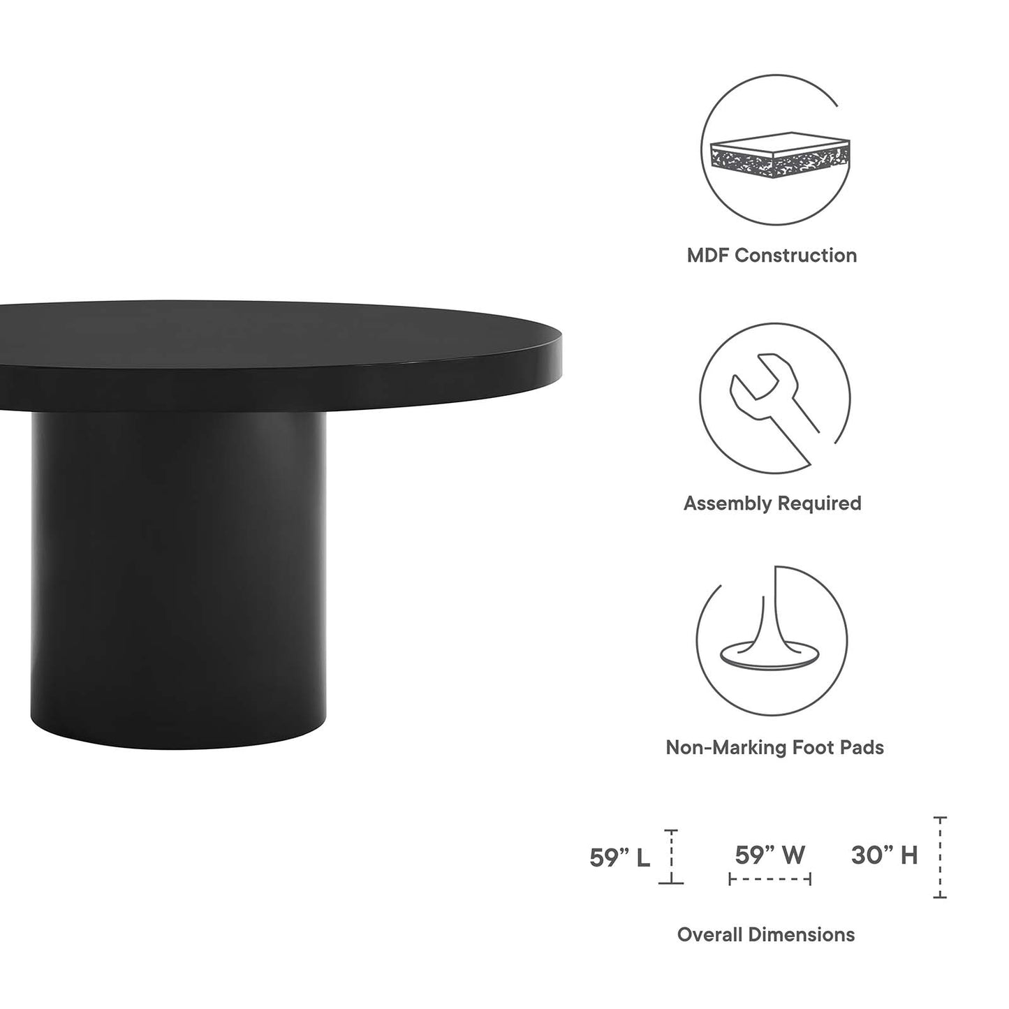 Gratify Round Dining Table