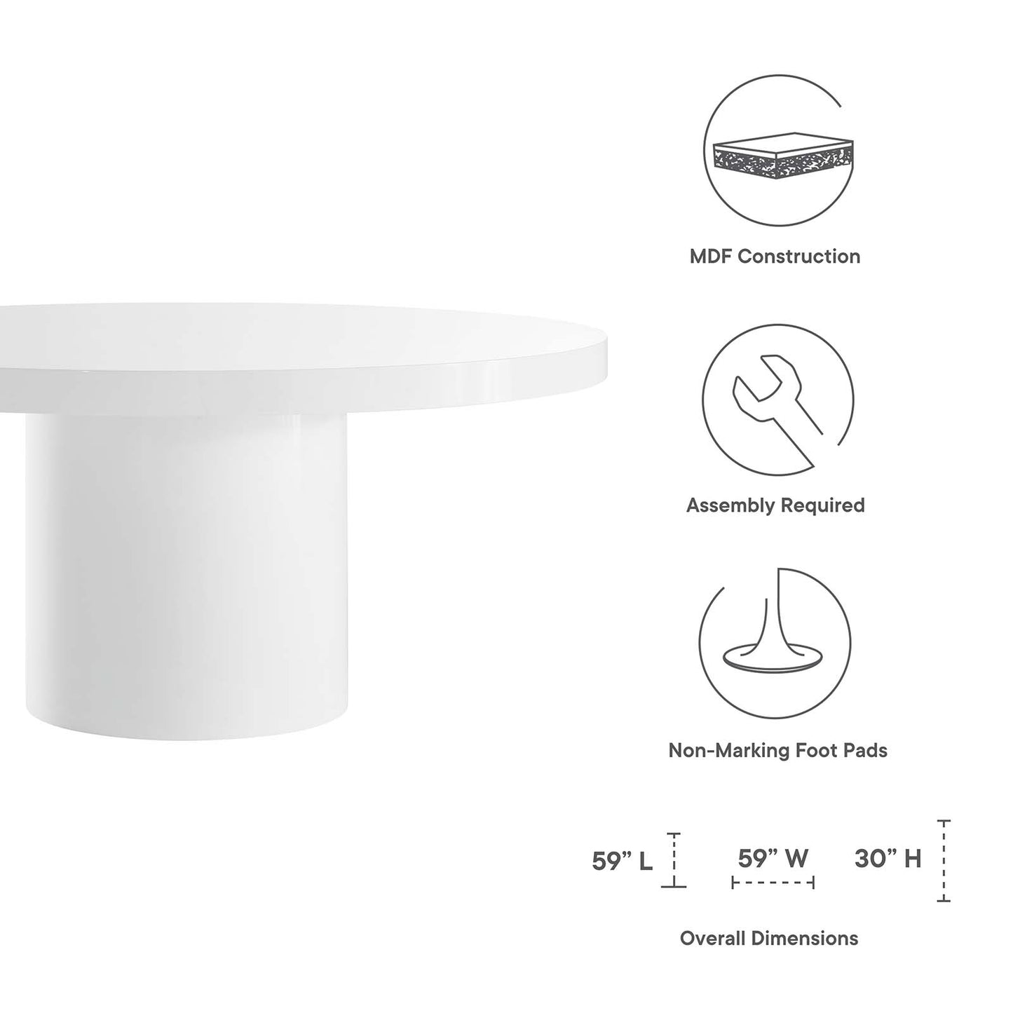 Gratify Round Dining Table