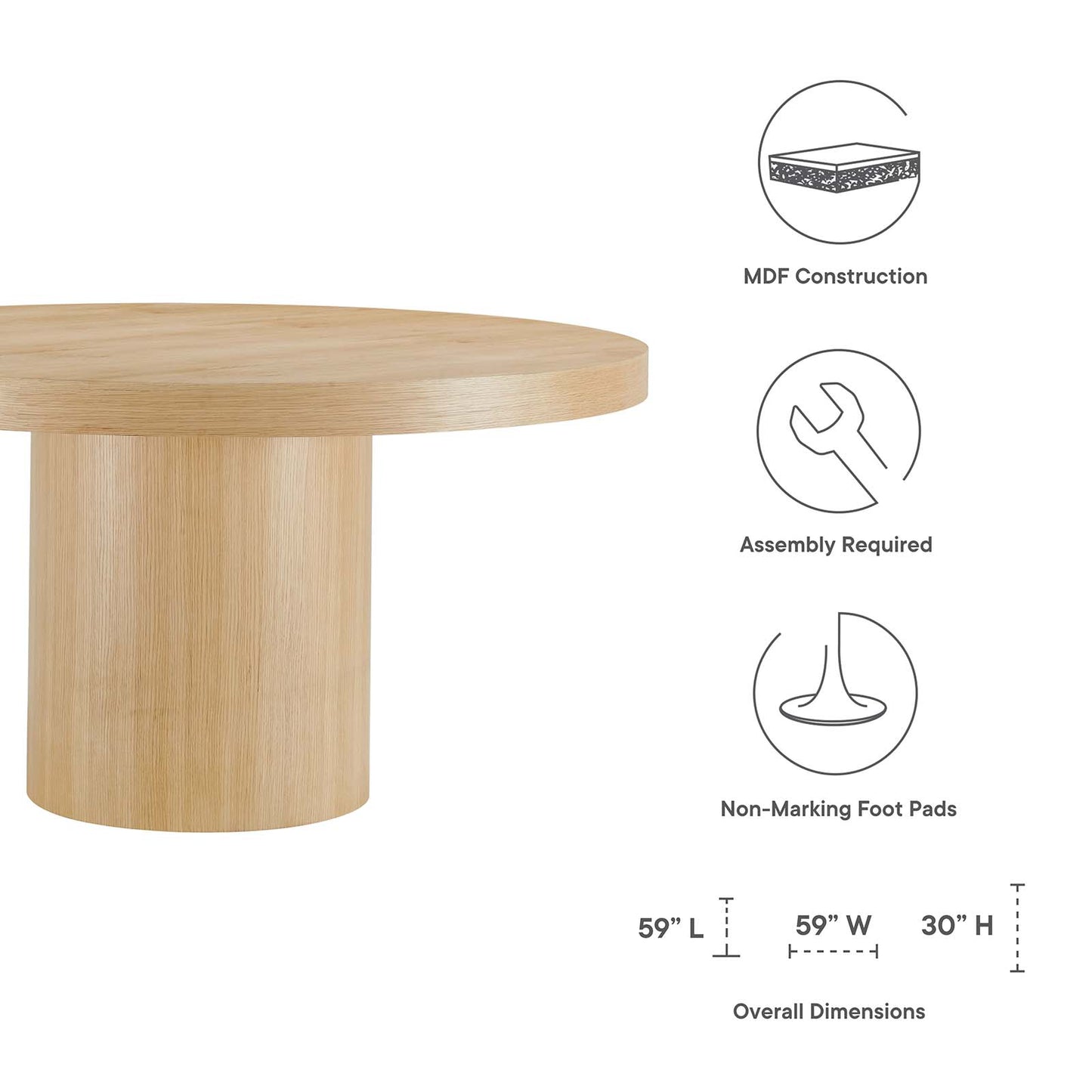 Gratify Round Dining Table
