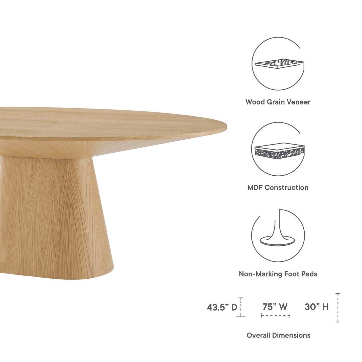 Provision Oval Dining Table