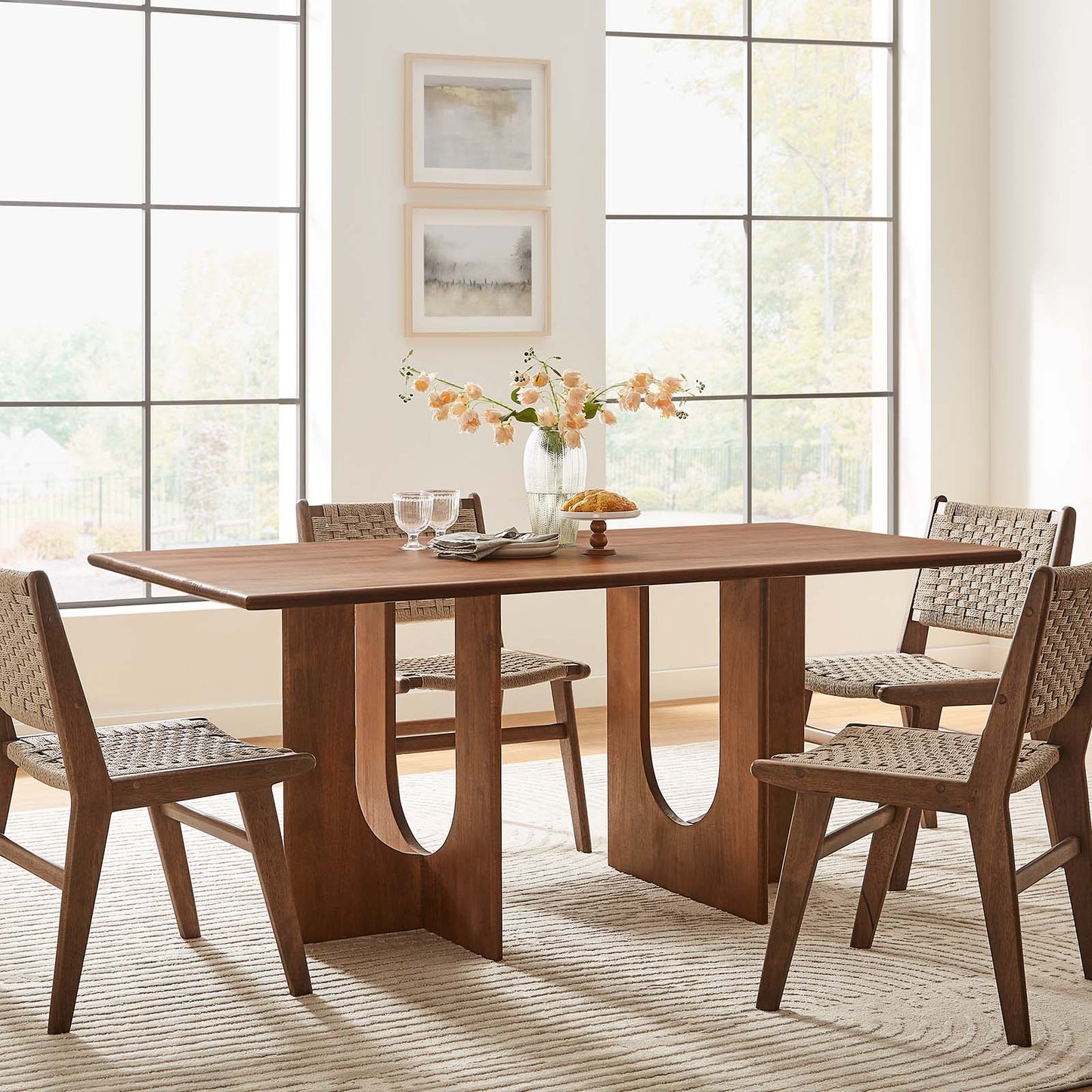 Rivian Rectangular Wood Dining Table