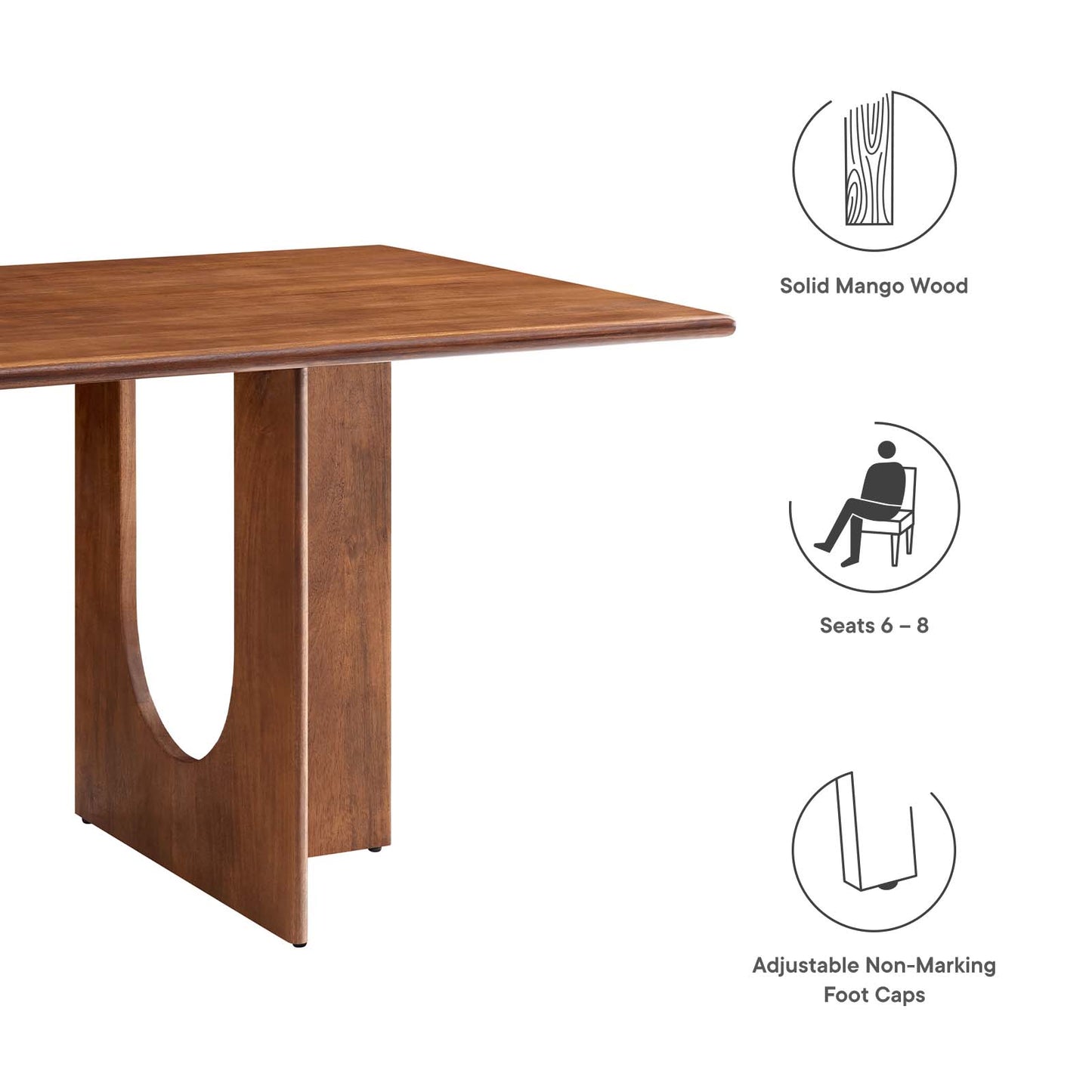 Rivian Rectangular Wood Dining Table