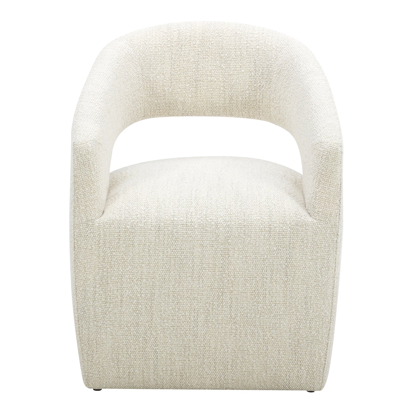BARROW PERFORMANCE FABRIC ROLLING DINING CHAIR