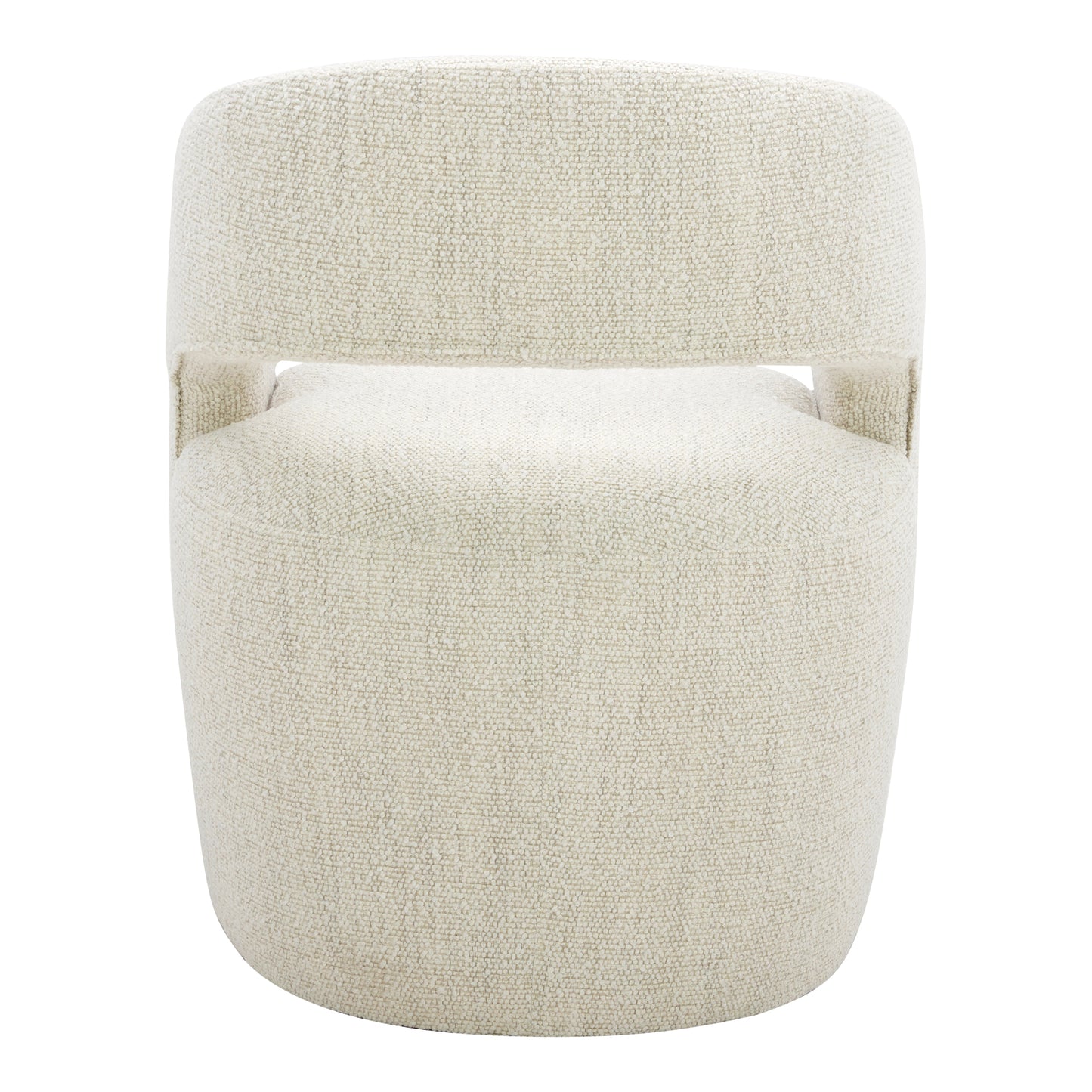 BARROW PERFORMANCE FABRIC ROLLING DINING CHAIR