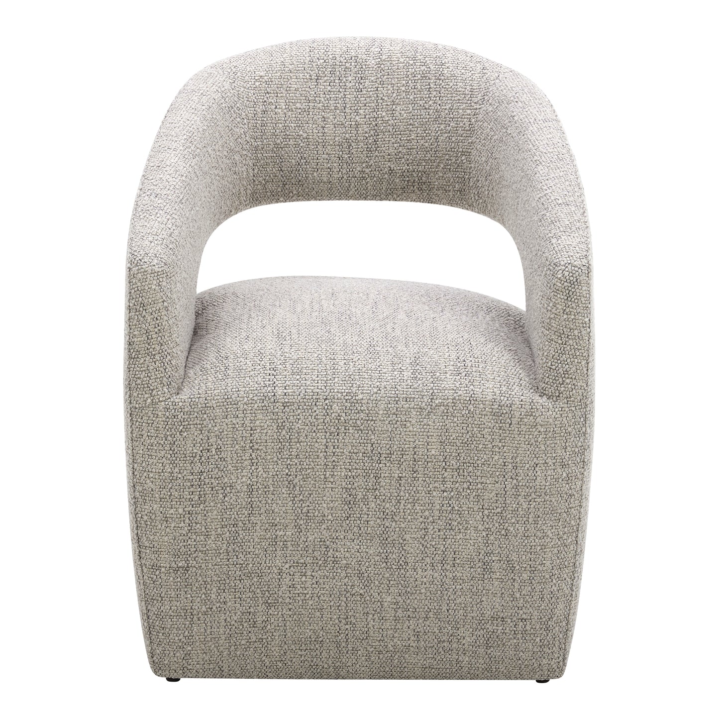 BARROW PERFORMANCE FABRIC ROLLING DINING CHAIR
