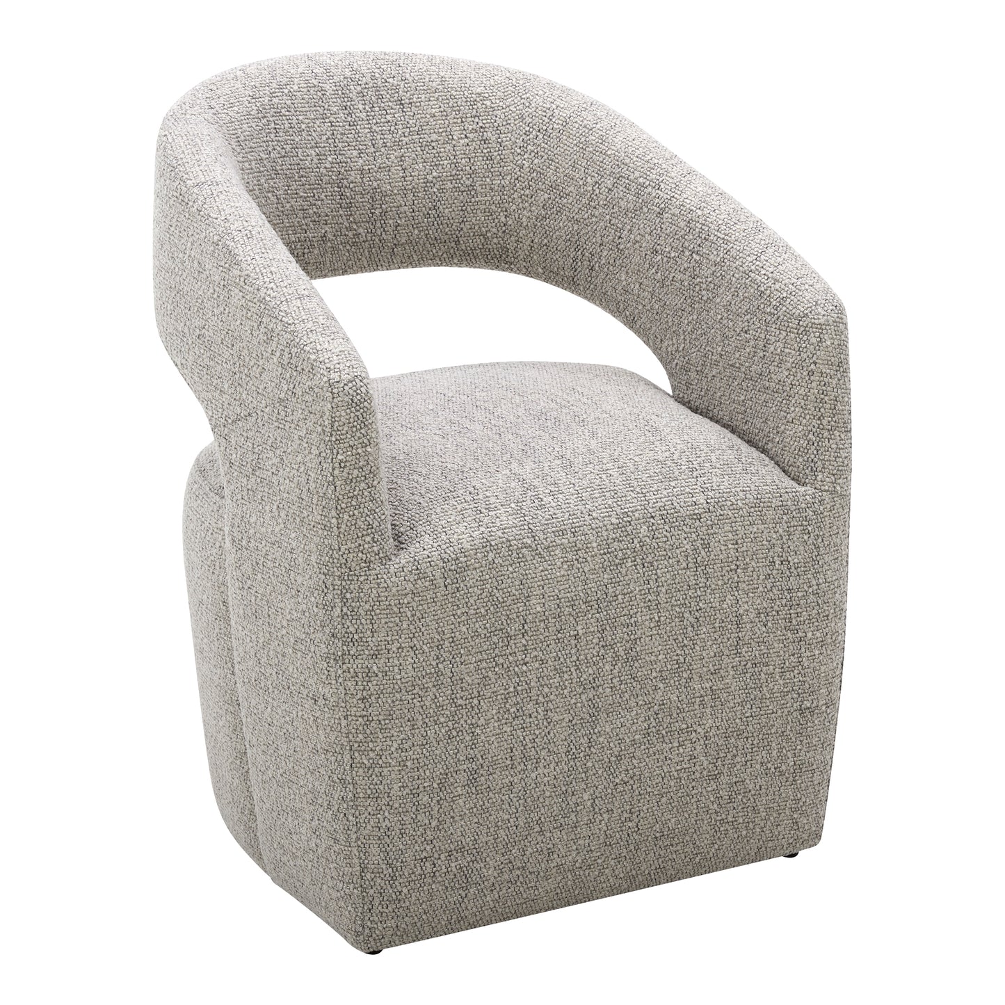 BARROW PERFORMANCE FABRIC ROLLING DINING CHAIR