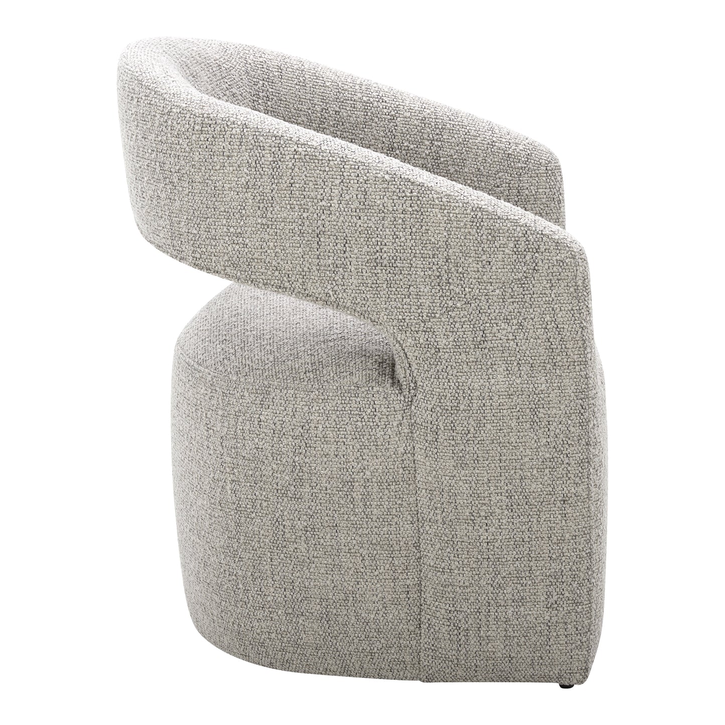 BARROW PERFORMANCE FABRIC ROLLING DINING CHAIR