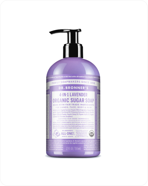 Lavender Organic Sugar Soaps (6 Pack)