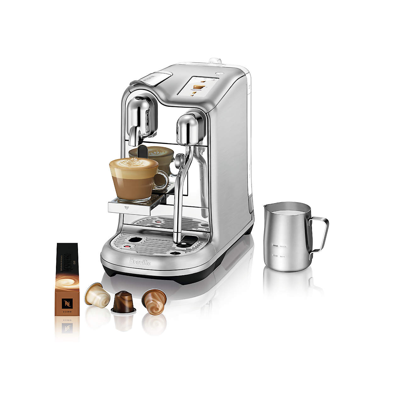 Nespresso ® by Breville ® Creatista ® Pro Brushed Stainless Steel Espresso Machine