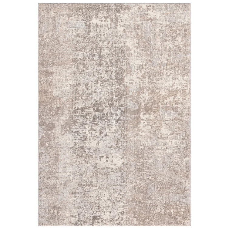 Stratton Performance Rug, Light Gray/Beige, 9' x 12'