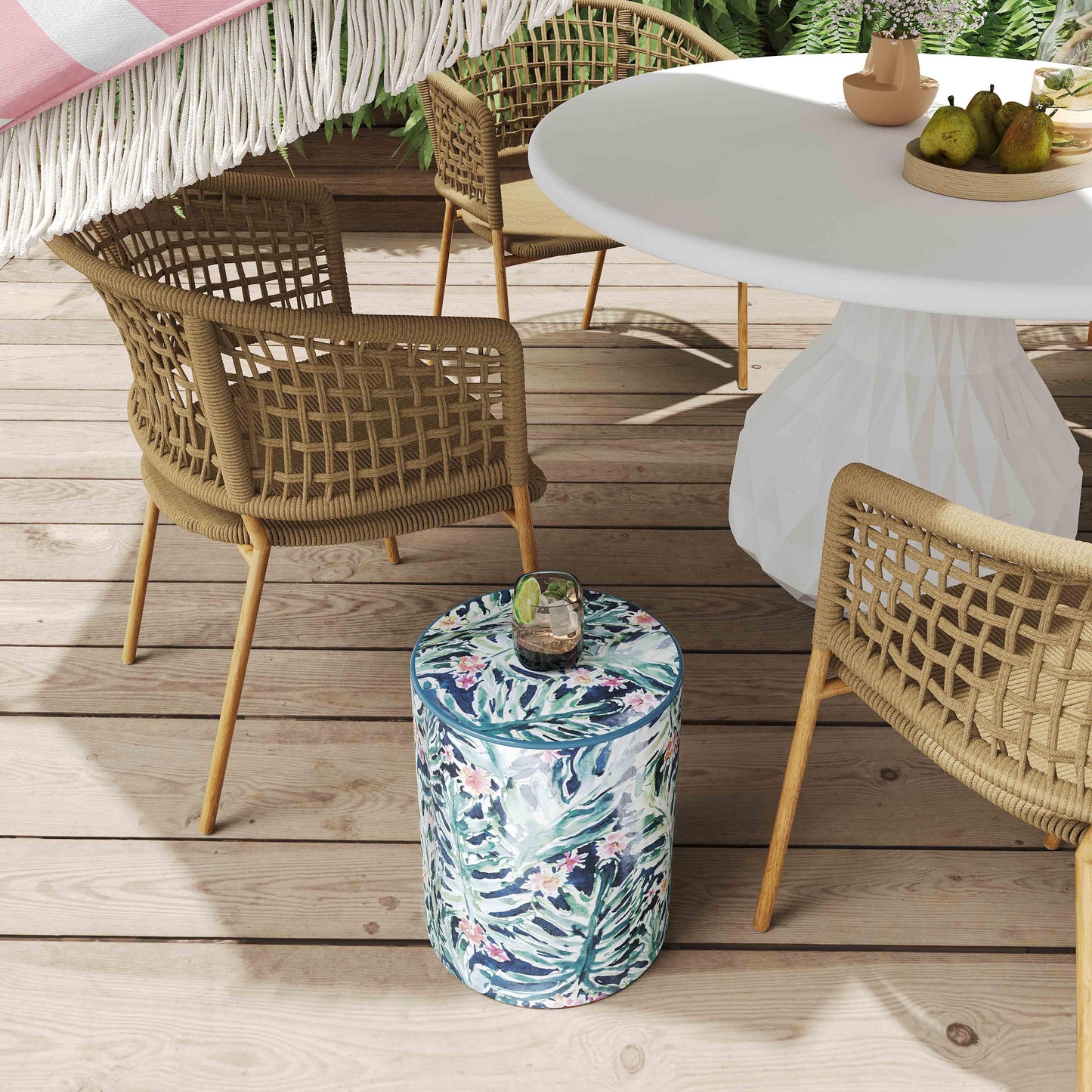 Taurus Ceramic Stool Print