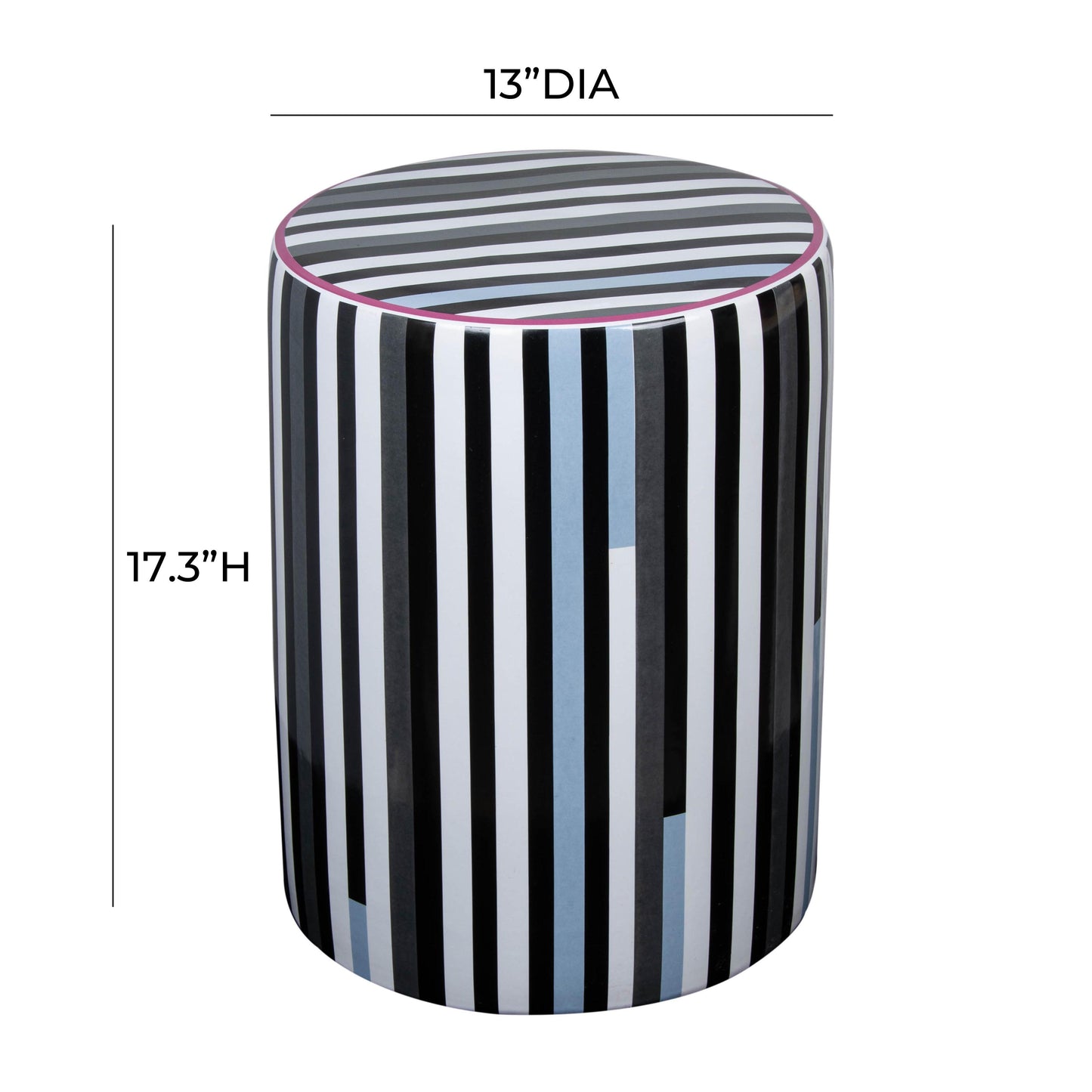 Taurus Ceramic Stool Print