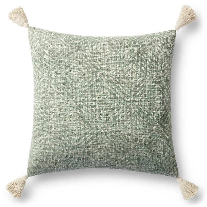 Thalia Tassels Cotton Throw Pillow