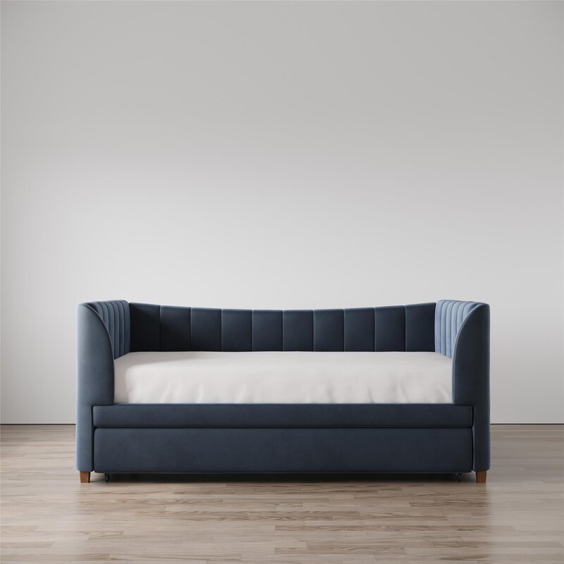 Valentina Twin Upholstered Daybed with Trundle