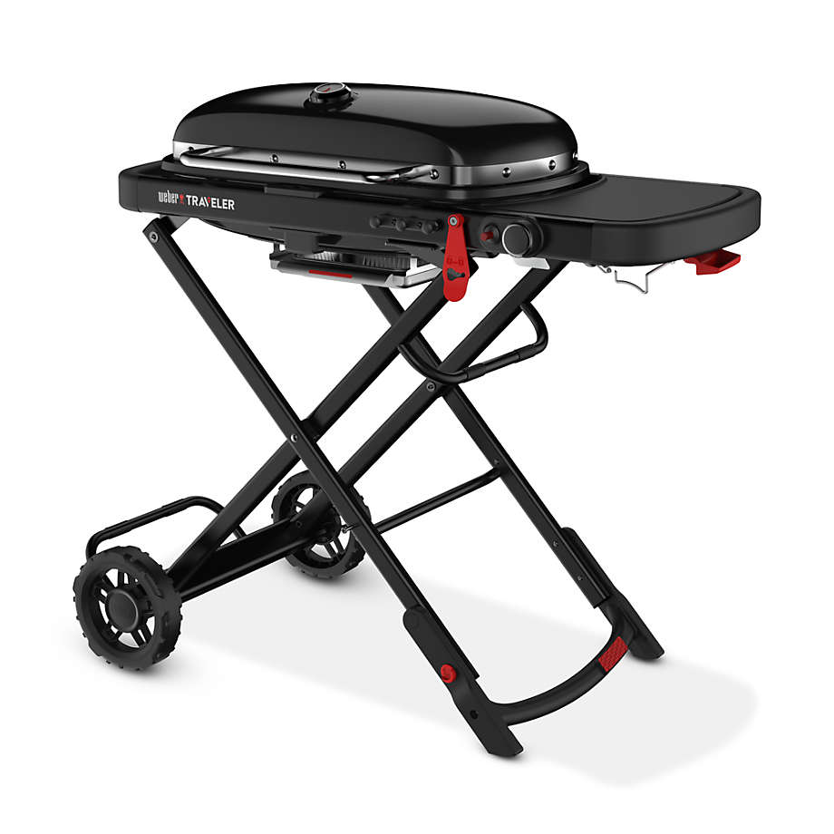 Traveler Black Portable Gas Grill Stealth Edition