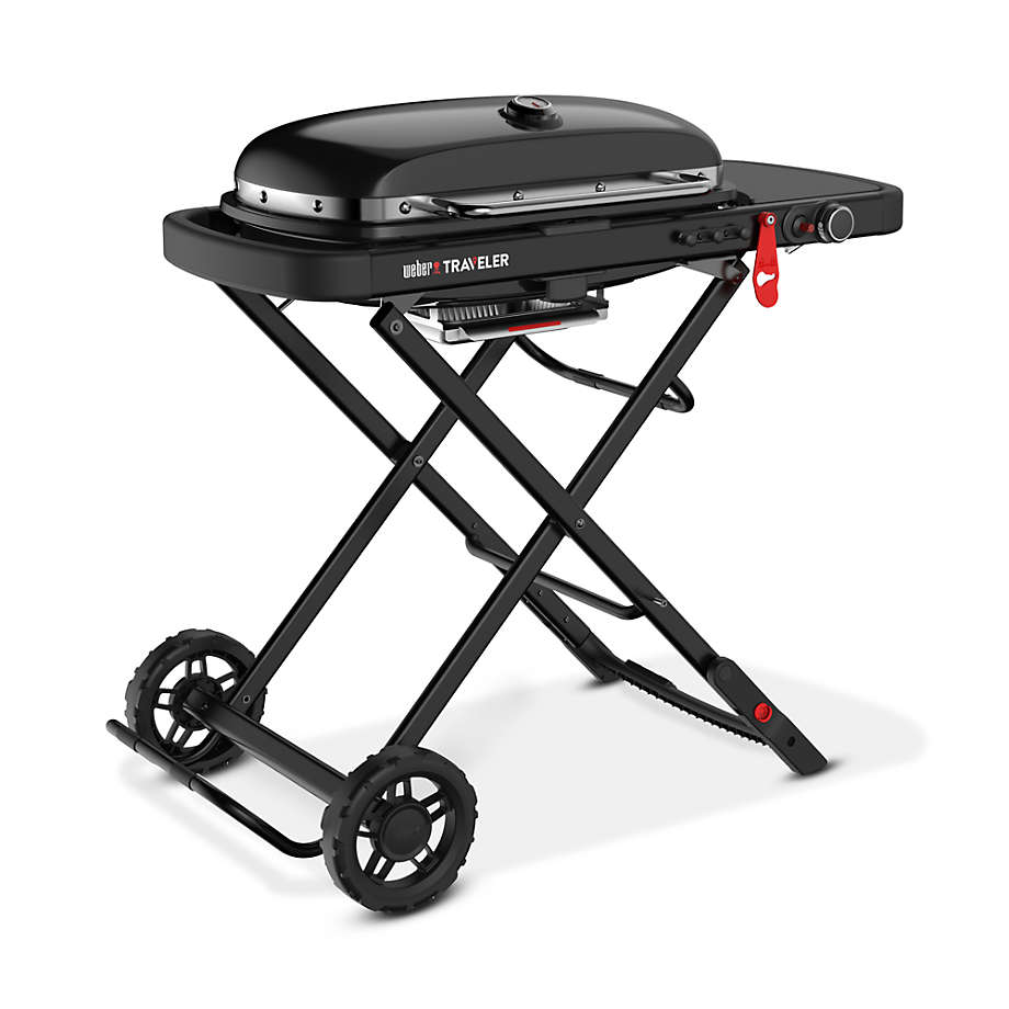 Traveler Black Portable Gas Grill Stealth Edition