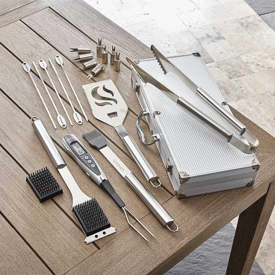 Cuisinart¨ 20-Piece Stainless Steel Grill Set