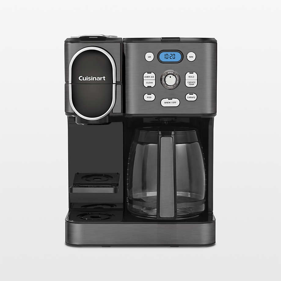 Cuisinart Coffee Center 2-in-1 Coffeemaker, 12-Cup Glass Carafe, Automatic Hot & Iced Coffee Maker, Single Server Brewer