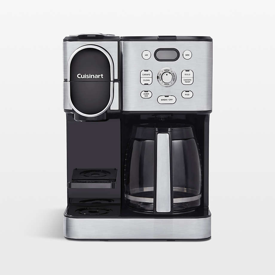 Cuisinart Coffee Center 2-in-1 Coffeemaker, 12-Cup Glass Carafe, Automatic Hot & Iced Coffee Maker, Single Server Brewer