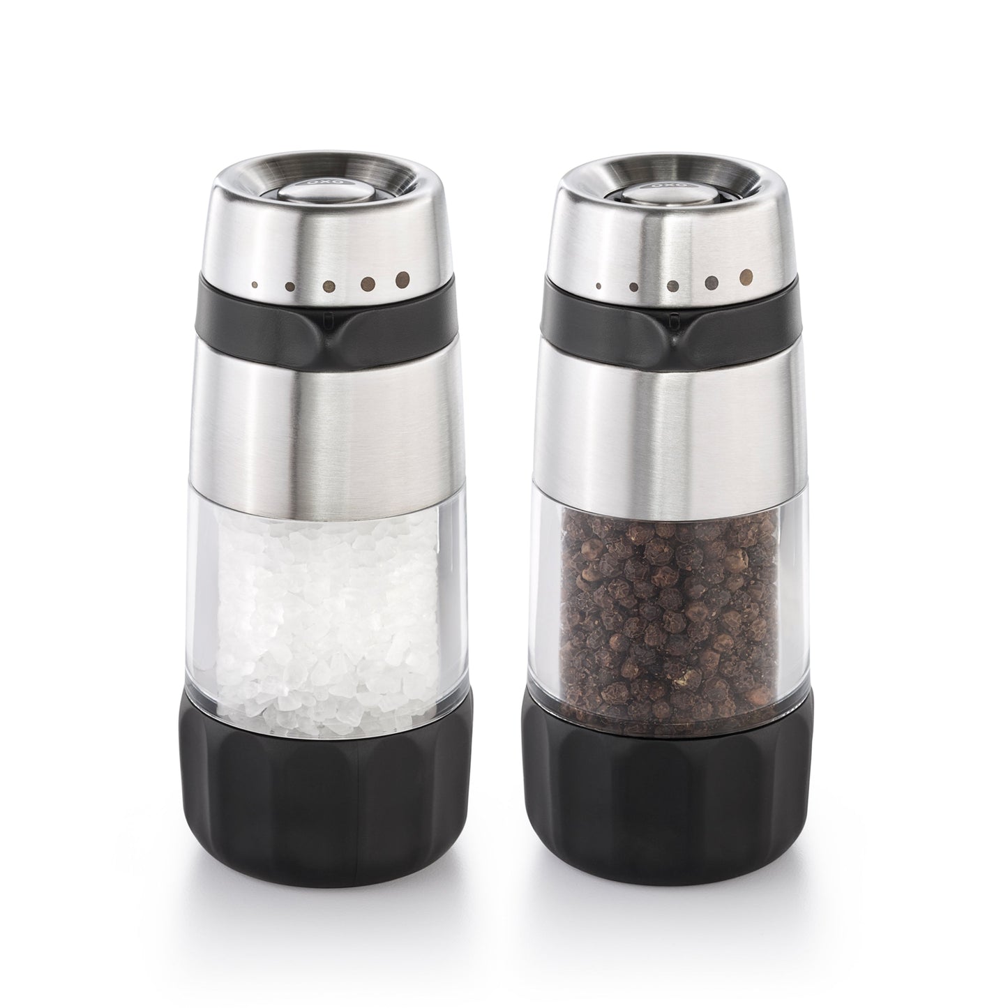 Good Grips Accent Mess-Free Salt & Pepper Grinder Set