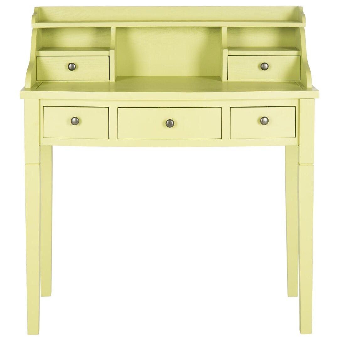 Paignt Secretary Desk with Hutch