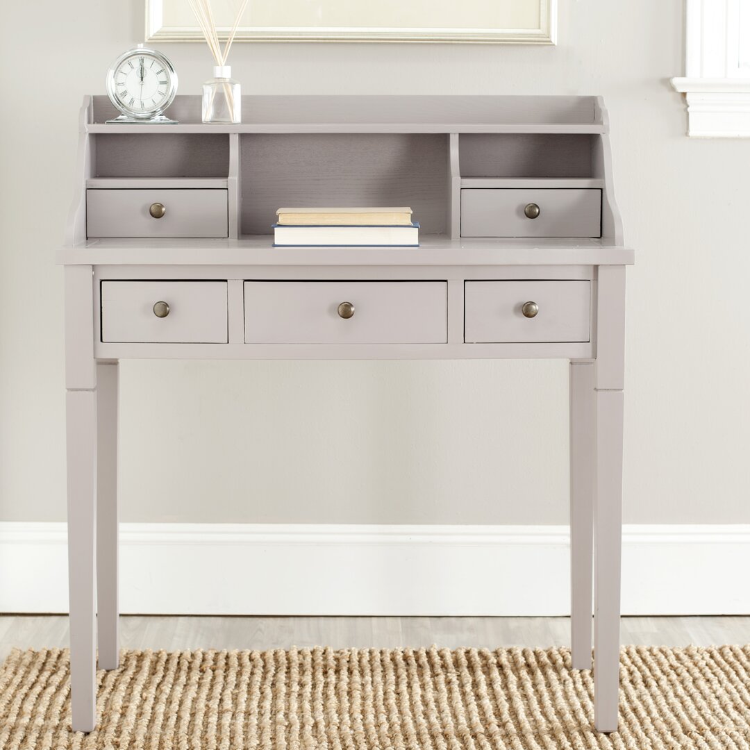 Paignt Secretary Desk with Hutch