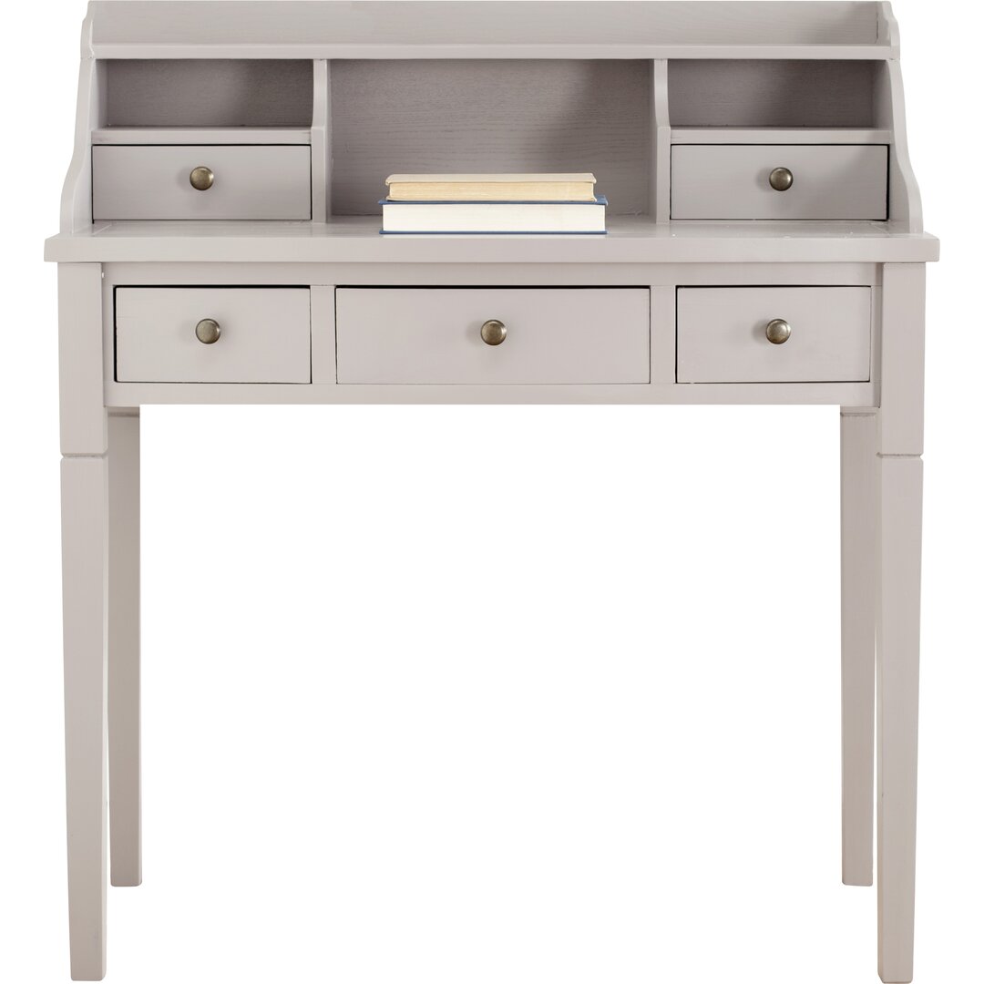 Paignt Secretary Desk with Hutch