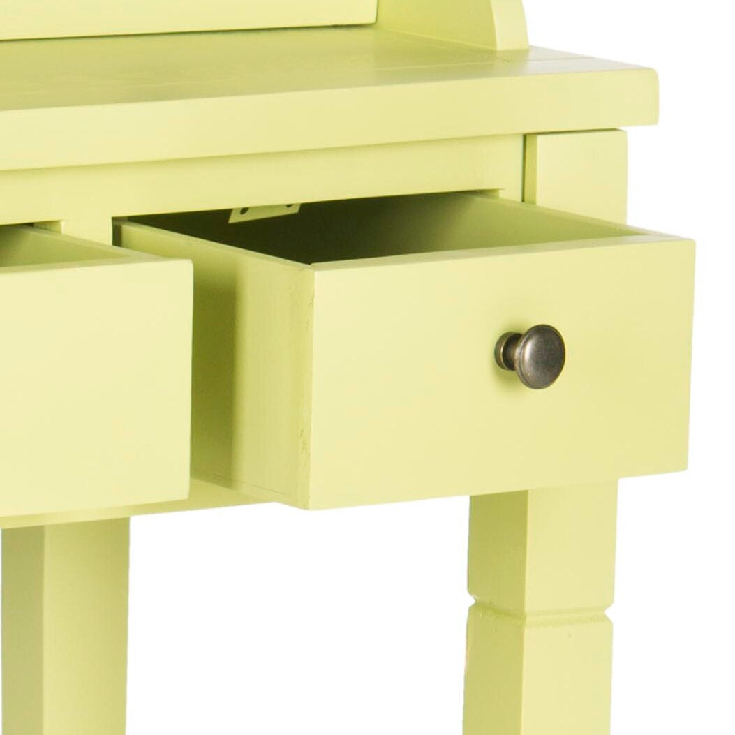 Paignt Secretary Desk with Hutch