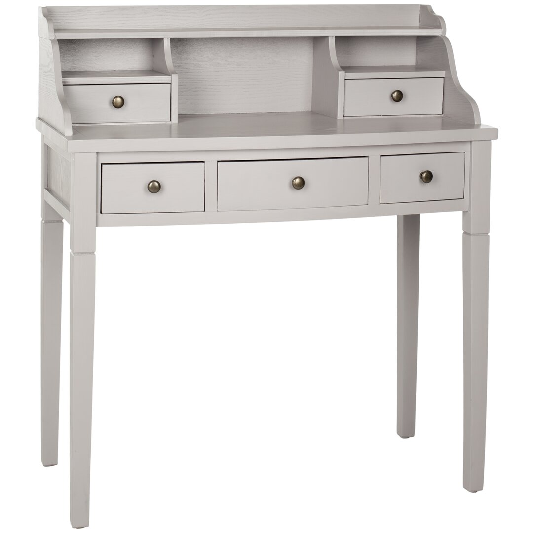 Paignt Secretary Desk with Hutch