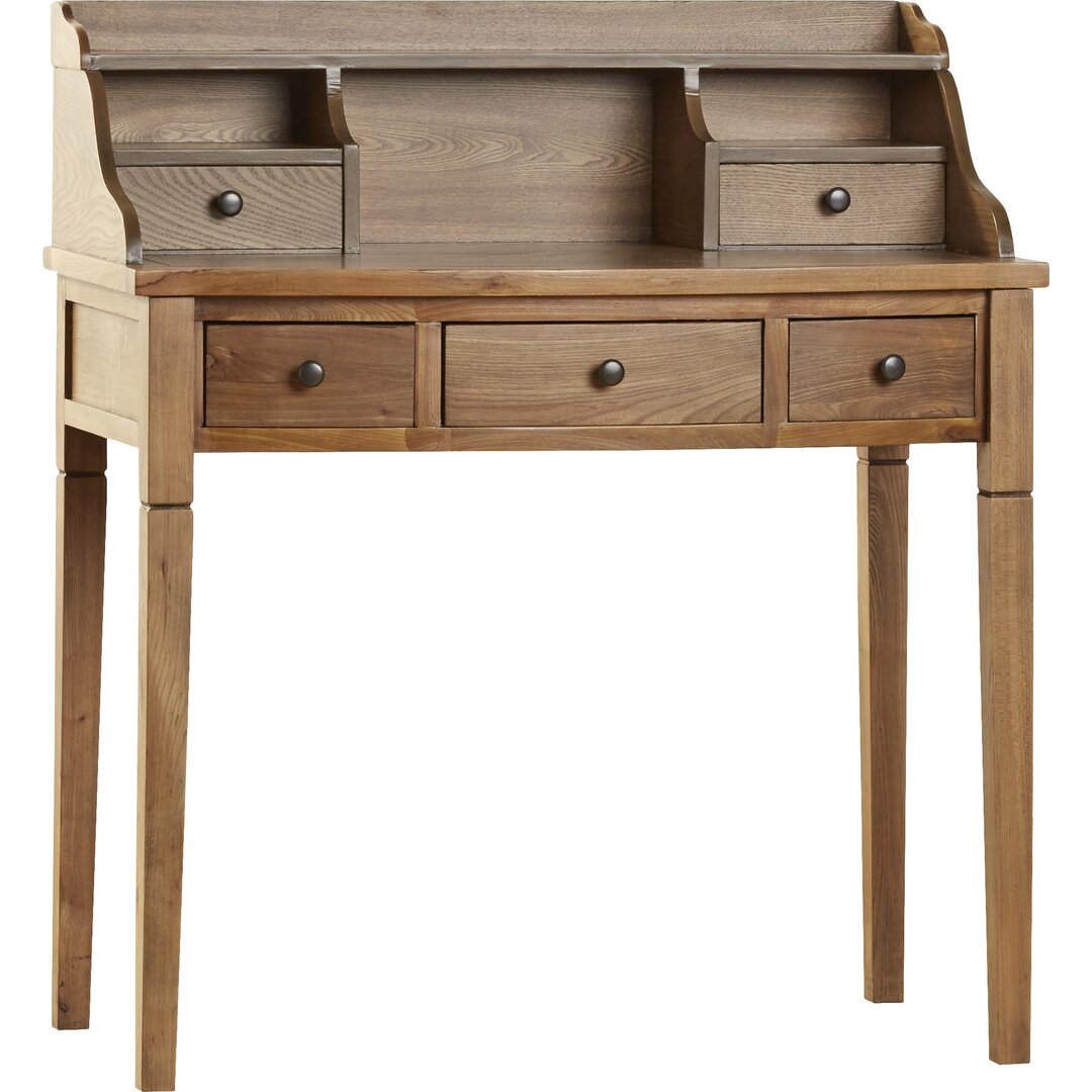 Paignt Secretary Desk with Hutch