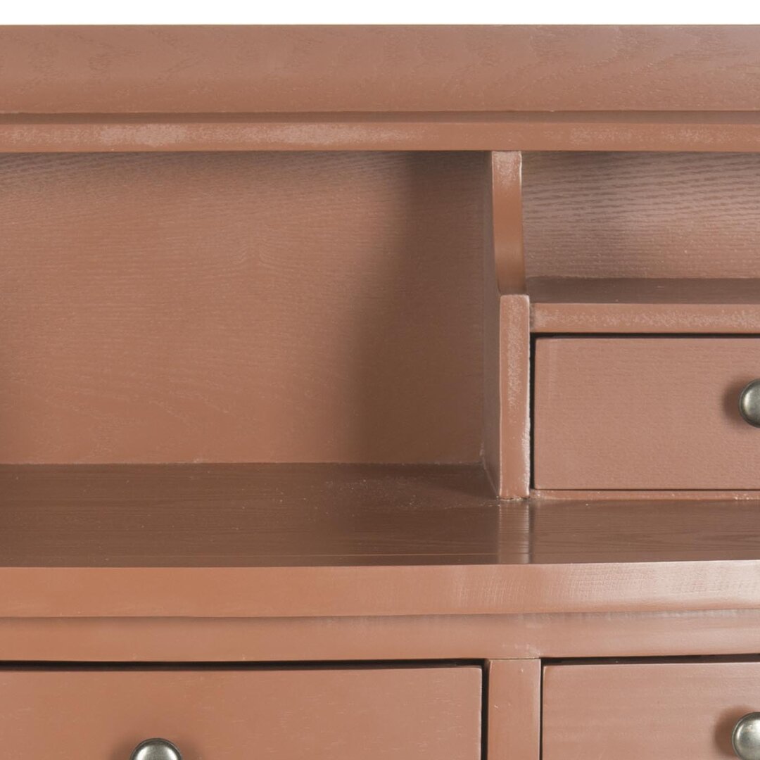 Paignt Secretary Desk with Hutch