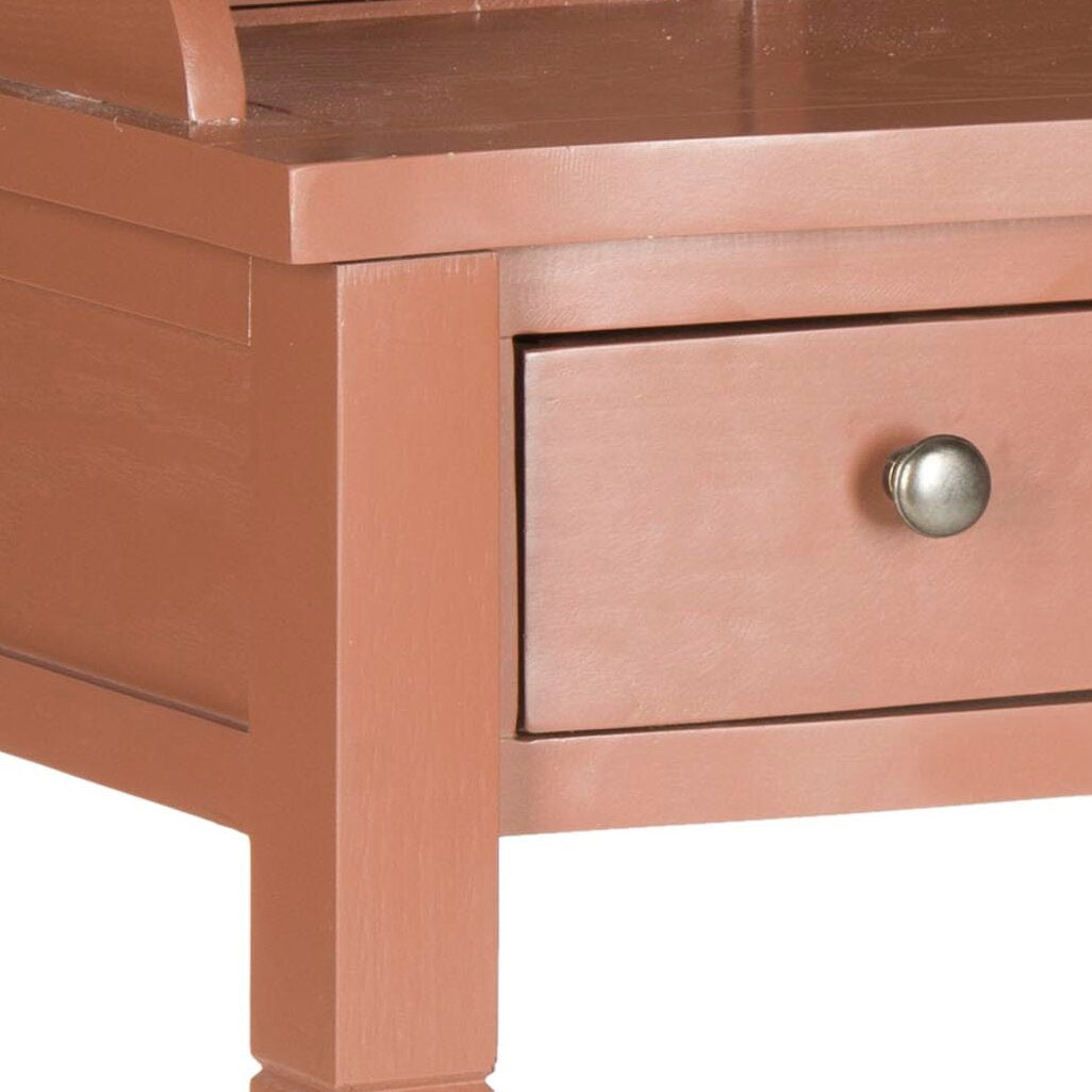 Paignt Secretary Desk with Hutch