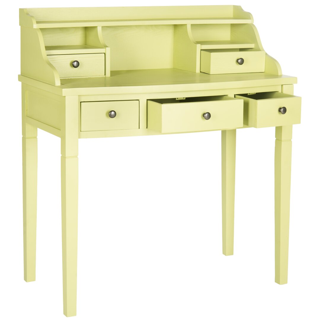 Paignt Secretary Desk with Hutch