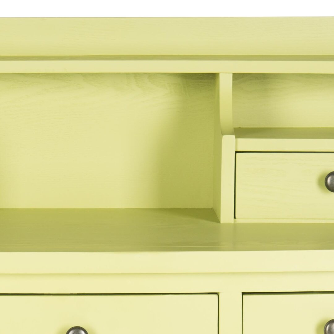 Paignt Secretary Desk with Hutch