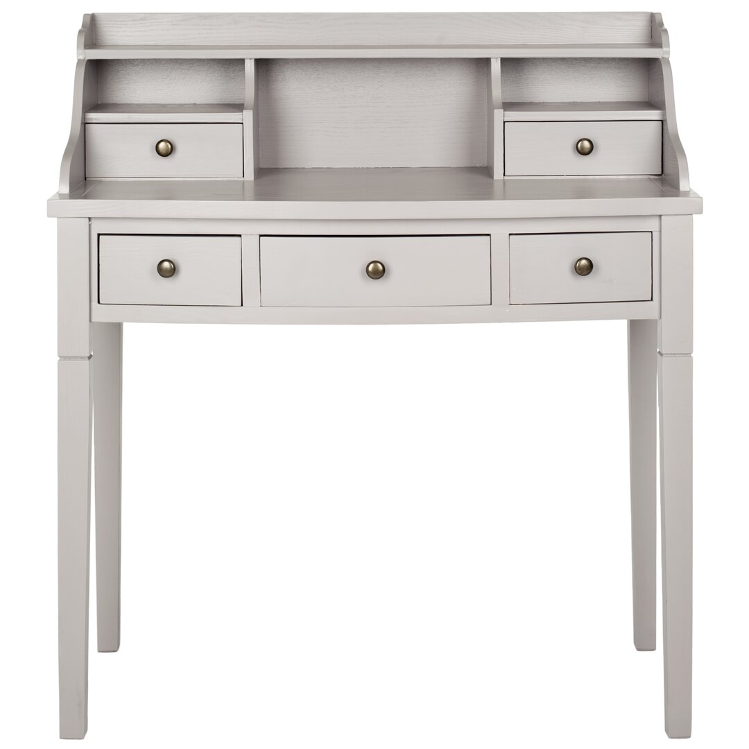 Paignt Secretary Desk with Hutch