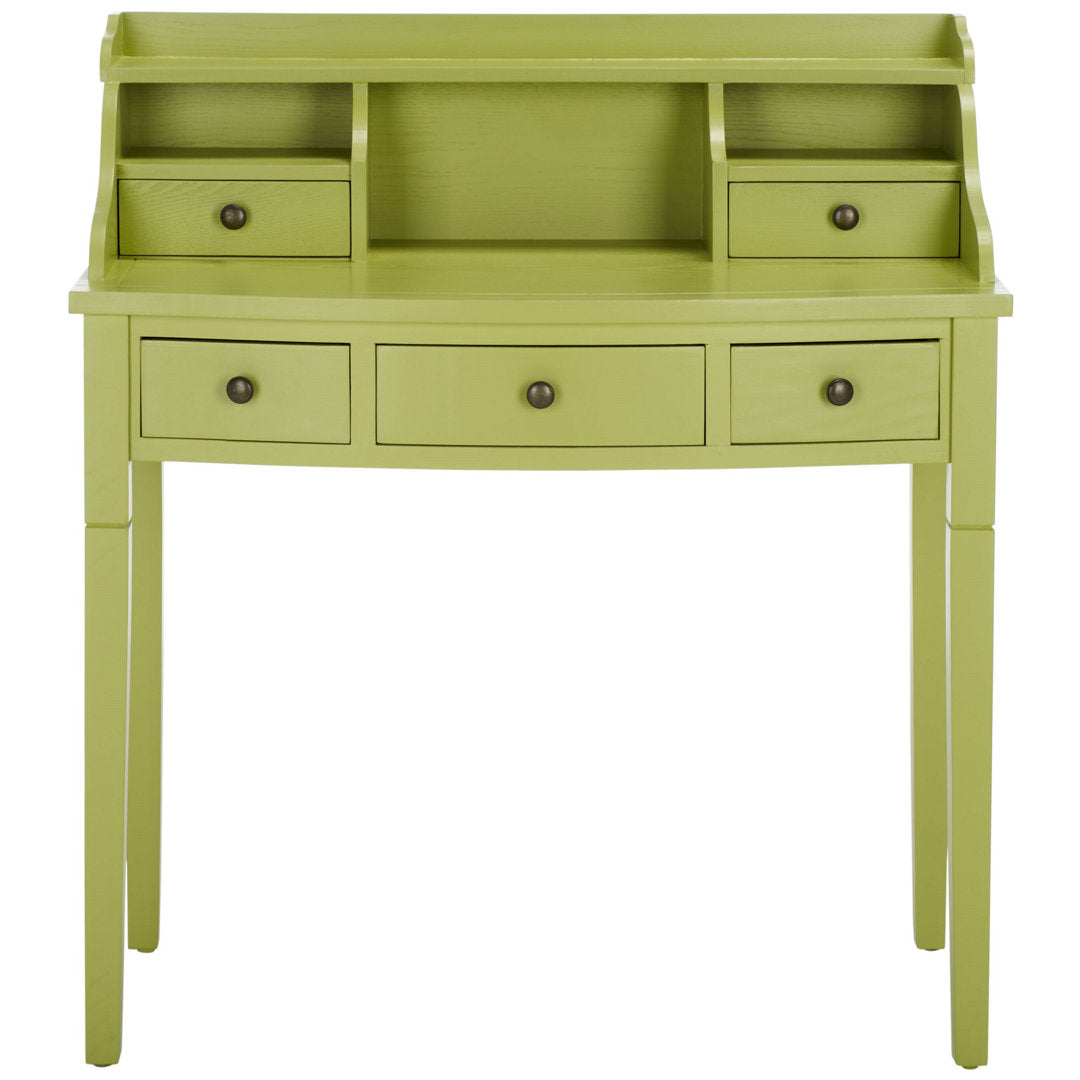 Paignt Secretary Desk with Hutch
