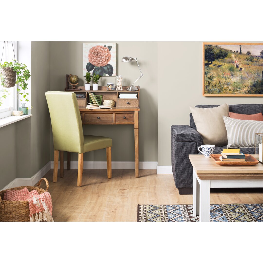 Paignt Secretary Desk with Hutch