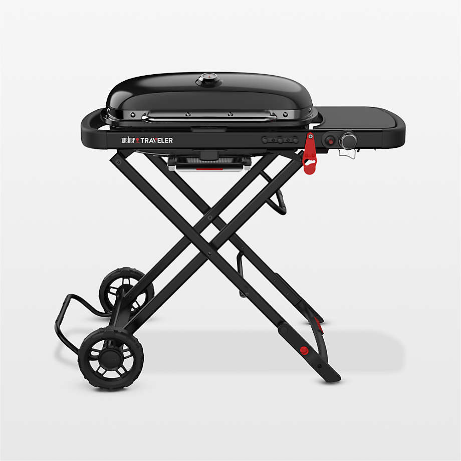 Traveler Black Portable Gas Grill Stealth Edition