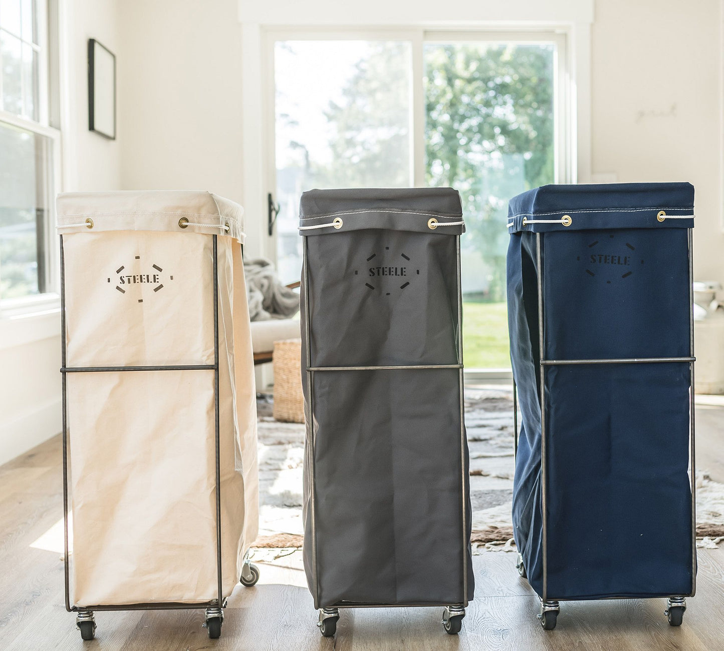 Tall Canvas Caddie With Wheels