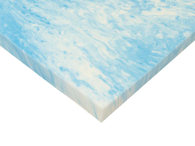 2" Gel Swirl Memory Foam Topper