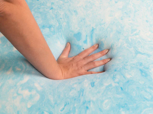 2" Gel Swirl Memory Foam Topper