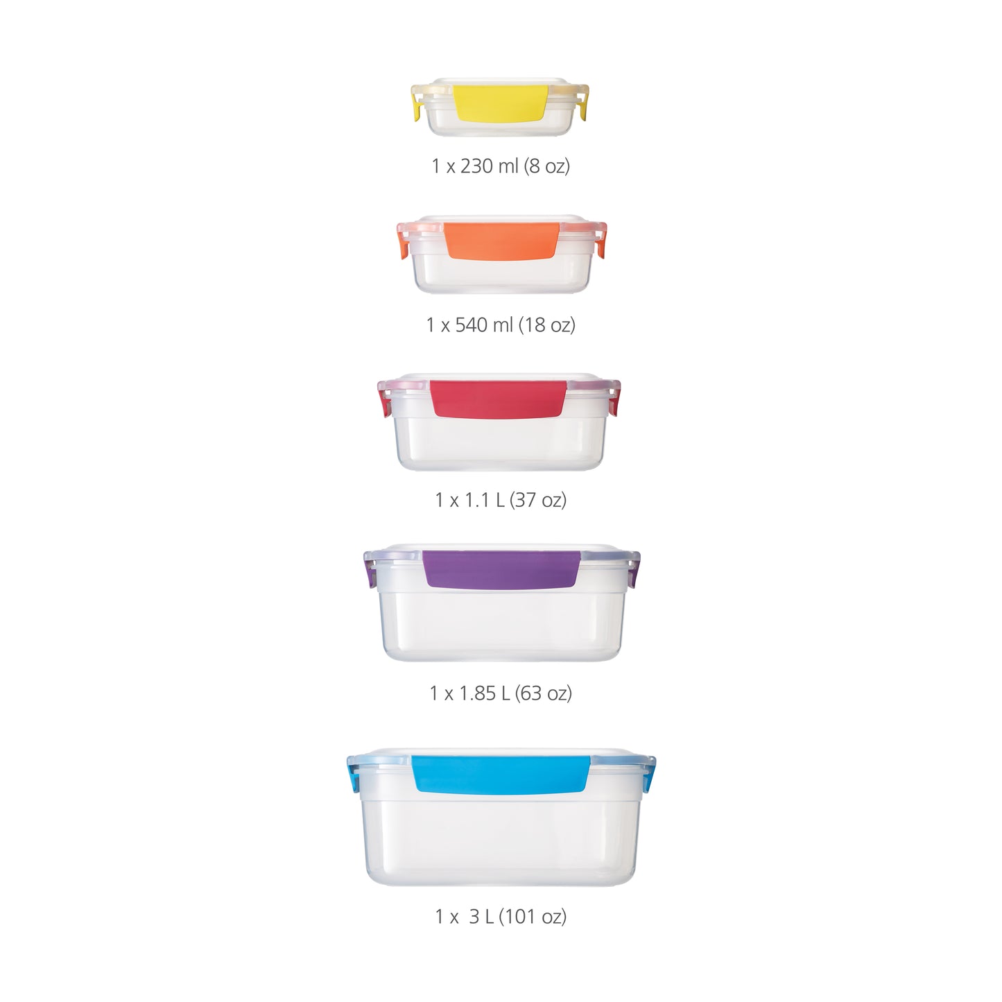 Nest™ Lock 10-piece Multi-size Container Set