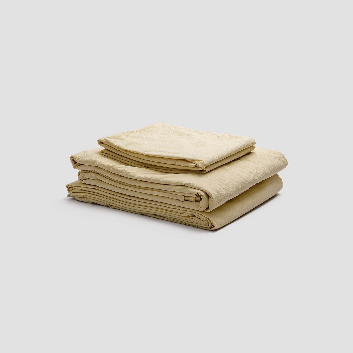 Buttermilk Washed Cotton Percale Sheet Set