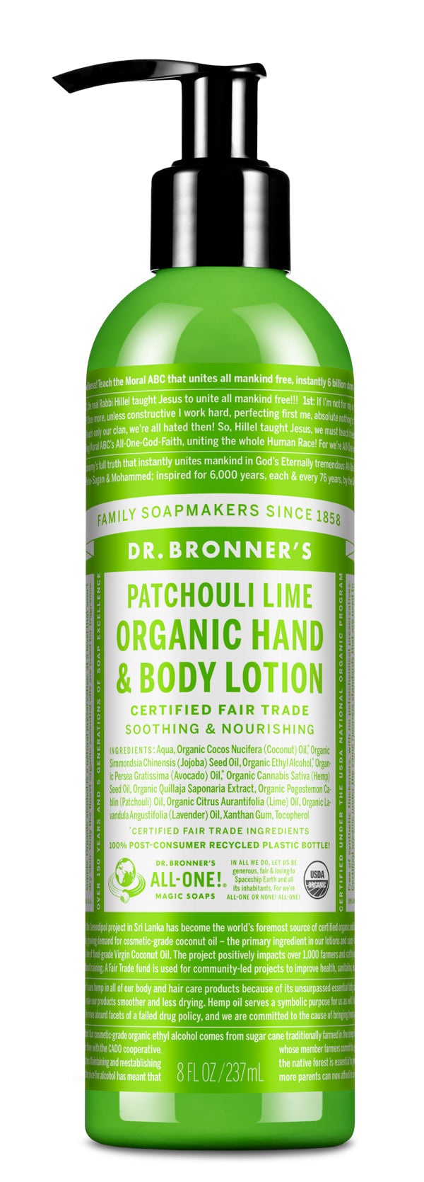 Patchouli Lime Organic Lotions (6 Pack)